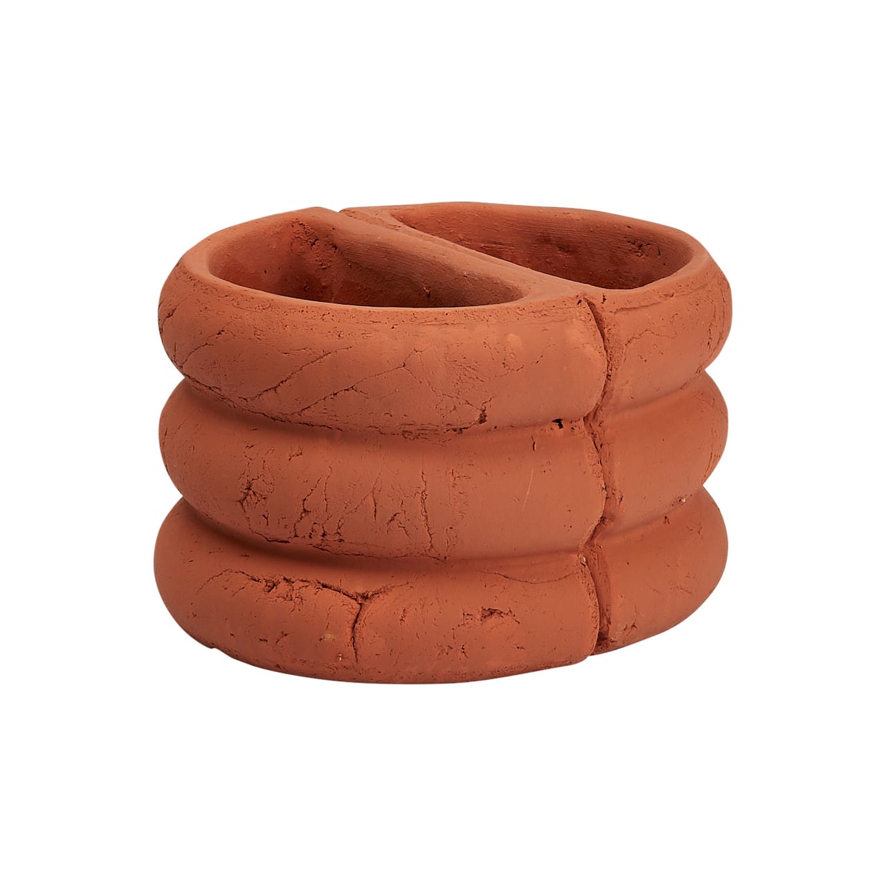 Hello Honey® Terracotta Half Circle Vase Bookends, 2ct.